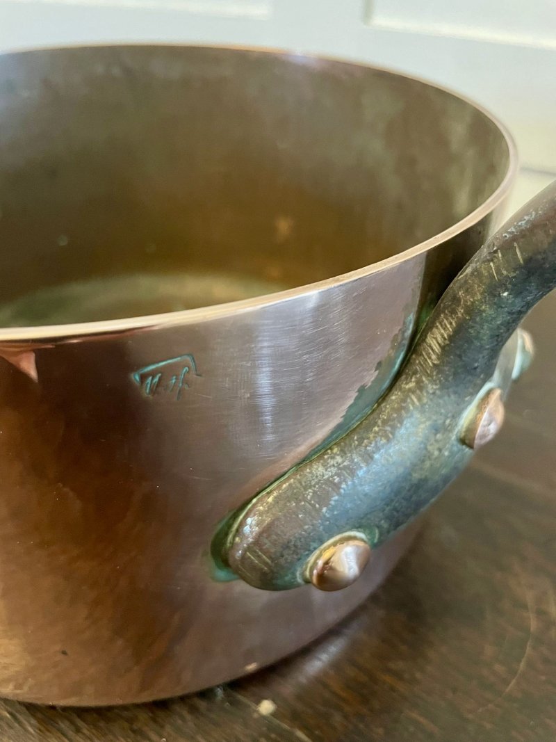 Antique 19th Century French Set of Four Copper Pans - Image 10